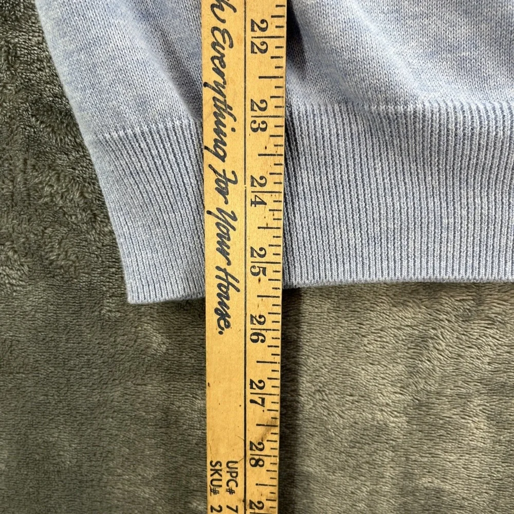 UNTUCKit Sweater‎ Men's Medium Blue Pullover 1/4 Zip Sweatshirt